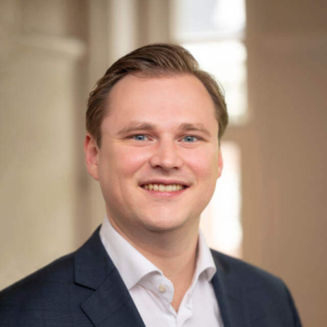 Portrait of Bram Bogaerts, intellectual property lawyer at Visser Schaap & Kreijger